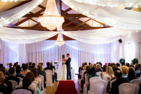Ceremony in the Villiers Hall - Brooksby Hall