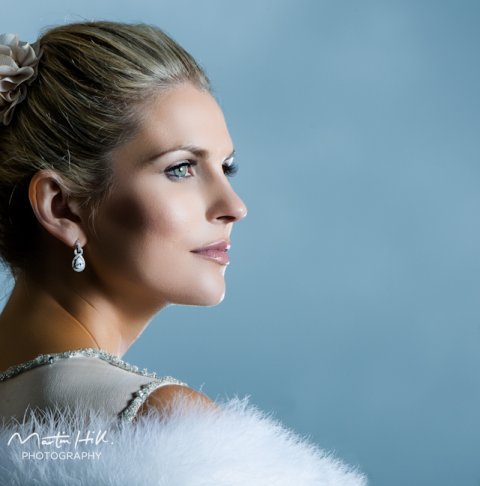 Simple bridal shot - Martin Hill Photography 