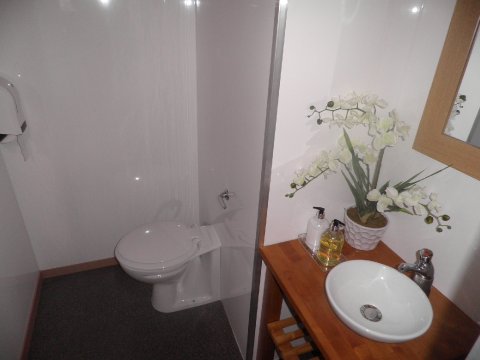 The Kedleston - Two very spacious individual toilet cubicles, one ladies and one gents - Kniftons' Mobile Toilets Limited