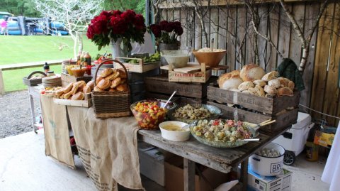 Outside catering CWW - Cheshire Woodland Weddings 