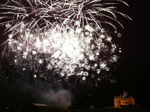 A fireworks display in the ground of Pendennis Castle - Pendennis Castle