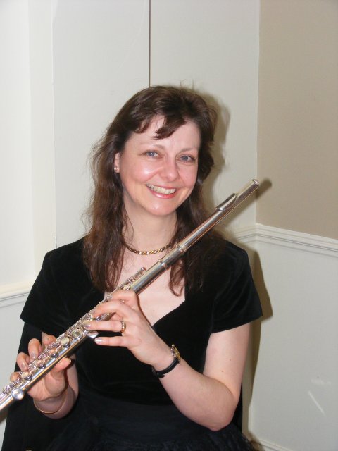 Kelly on flute - Carillon Flute & Guitar Duo