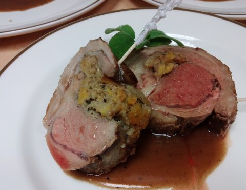 Rack of lamb with stuffing - Claires Kitchen
