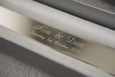 Engraved cake knife 2 - Warehouse Video Service