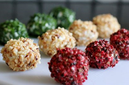 Our goats cheese truffles - Buen Apetito Wedding & Party Catering