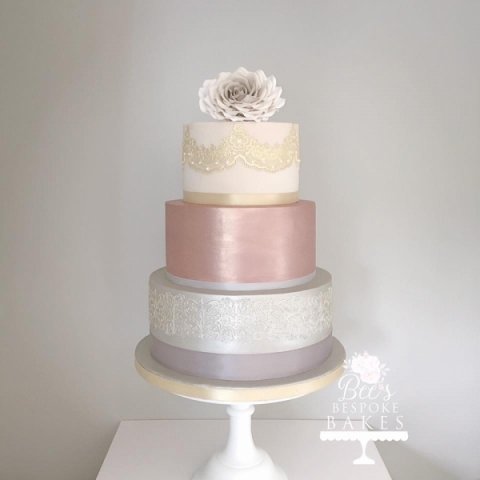 Wedding Cakes - Bee's Bespoke Bakes-Image 39511