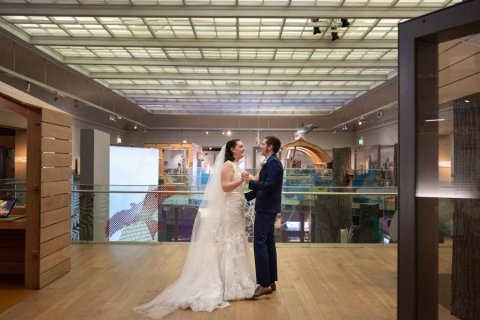 Great North Museum: Hancock wedding photograph by Laurence Sweeney Photography - The Great North Museum: Hancock