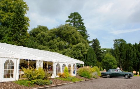 Marquee setting - Tracey Estate