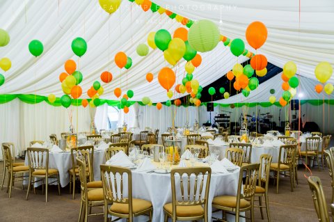 Colourful marquee - Moodies