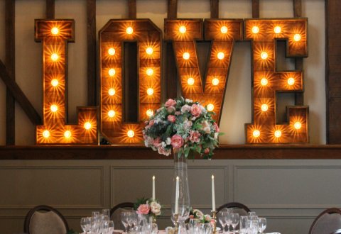 Rustic LOVE Letters - Light Up Love