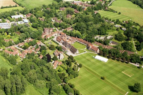 Aerial view of the College - Bradfield College
