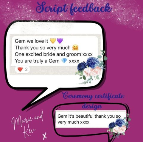 Wedding Celebrants and Officiants - Gem of a Wedding -Image 48818