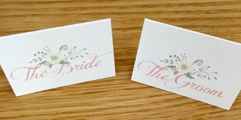 Placecards - The House of Airey Wedding Stationery