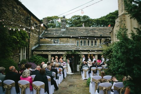 The Colonnade Courtyard for Outdoor Weddings - Tim Dunk Photography - Holdsworth House Hotel & Restaurant