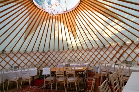 24ft Dining Yurt from Roundhouse - Roundhouse Yurts