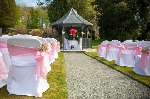 Outside ceremony - Bron Eifion Country House Hotel