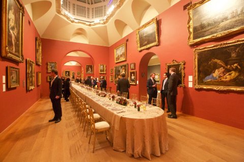 A wedding breakfast in the Soane Gallery - Dulwich Picture Gallery
