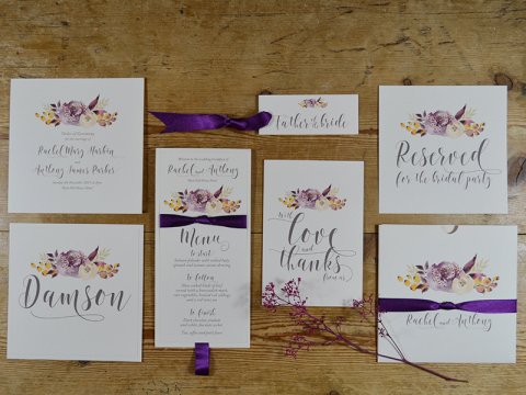 A Very Important Date Wedding Stationery by On Cloud Nine - On Cloud Nine
