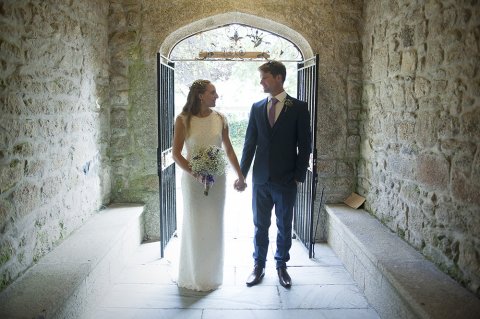 Bride and Groom at Madron Church, Penzance - Thomas Foreman Photography 