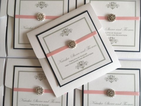 Elegance Pocketfold Invitations - Tailor made Moments