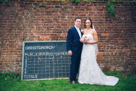 Happy Bride and Groom - The Kings Arms Hotel 