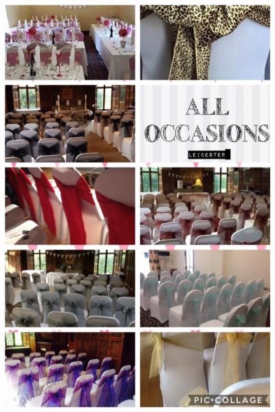 Sashes of every colour - All Occasions Leicester