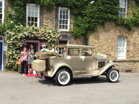 arrival of the bride - The Old Rectory