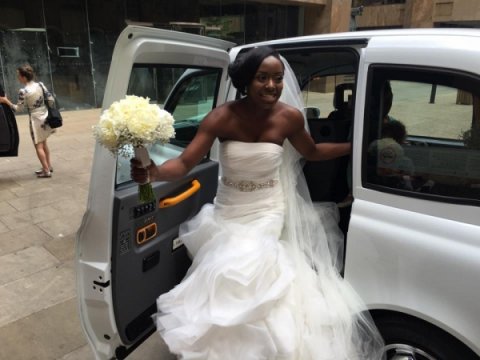 Wedding Taxi - White TX - City of London Black Taxis 