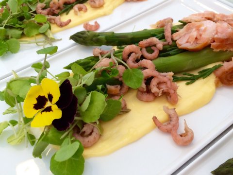Asparagus & Hollandaise - Cuisine Studio Catering