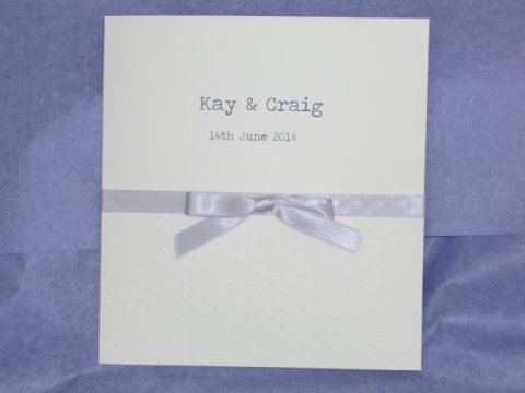 Ribbons and bows Invitation - Claire Blake Occasion Stationery