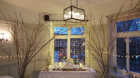 A cake table at one of the Wedding's hosted in our Bramford Room - The Alma