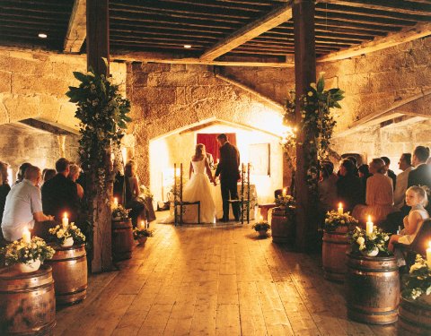 A ceremony in the Castle Keep - Pendennis Castle