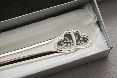 Engraved cake knife 1 - Warehouse Video Service