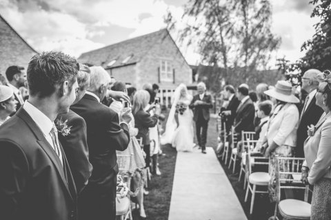Outdoor Ceremony - Hyde House & Barn