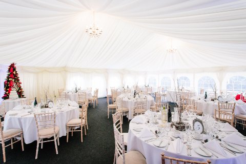 Wedding Marquee Set Up 2 - Old Post House 