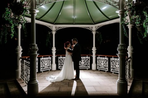 Couple Dancing in Gazebo at Night - Hythe Imperial Hotel Spa and Golf 