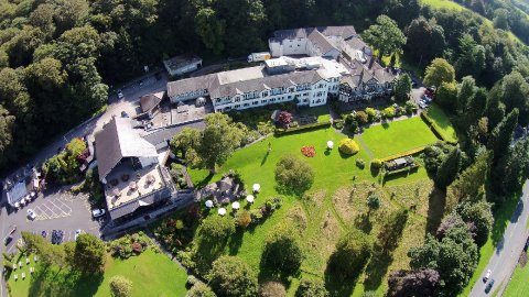 Overhead shot - Castle Green Hotel