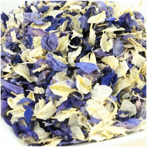 Delphinium & Wildflower Confetti - Blueberry / Vanilla - The Dried Petal Company