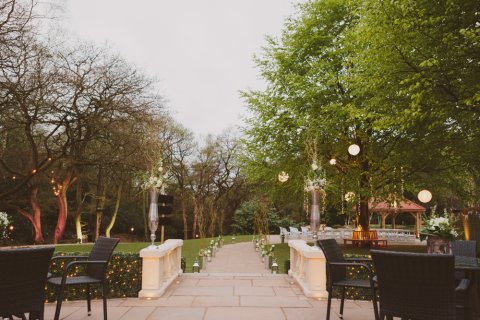 Garden Aisle - The Venue at Moddershall Oaks