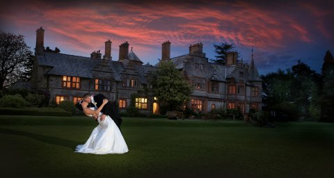 Sunset at Caer Rhun Hall - Caer Rhun Hall