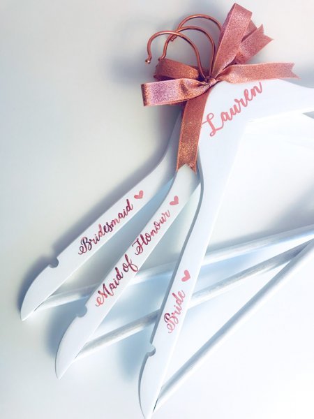Personalised Hangers - The Personalised Wedding Room