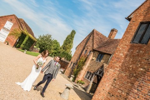 The Bride and groom - Lillibrooke Manor & Barns