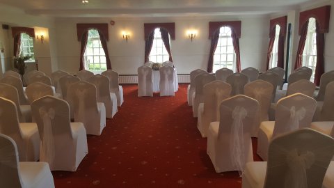 Ceremony Room set up - Marsh Farm Hotel