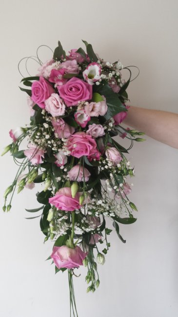 Pink Rose Shower Bouquet - Add Style UK Ltd