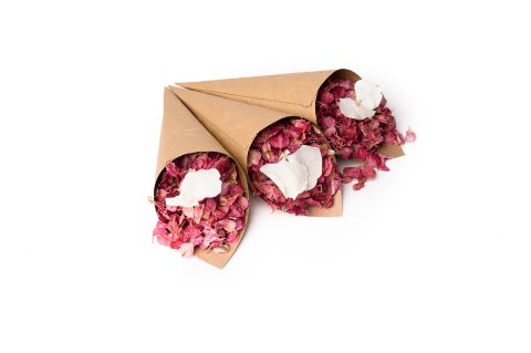 Craft confetti cones with Raspberry Fool and Daisy Daisy - Shropshire Petals