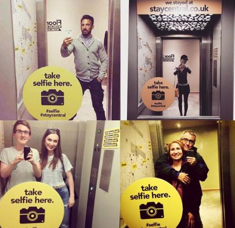 Selfie Elevator at STAY central - STAY central hotel