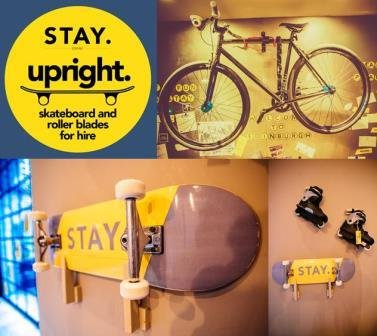 Bike, Skateboard & Rollerblade hire available - STAY central hotel