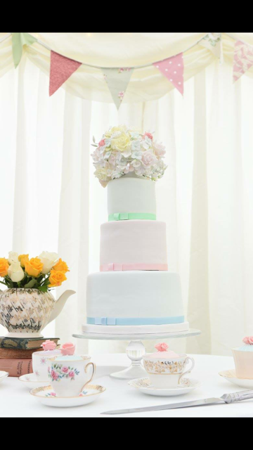 Pastel Blossoms - Caroline's Cake Company