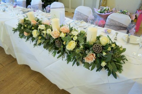 Top table arrangement - Stems Florist