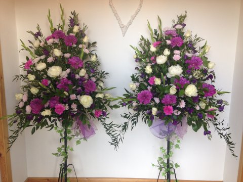Wedding Venue Decoration - Flowers by Louise Laird at Old Auction Room-Image 13874